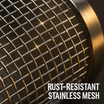 2Pcs 3.42x11.61Inch Portable BBQ Rolling Basket Round Stainless Steel Grill Mesh Barbecue Net Tube with Removable Cover Outdoor Camping