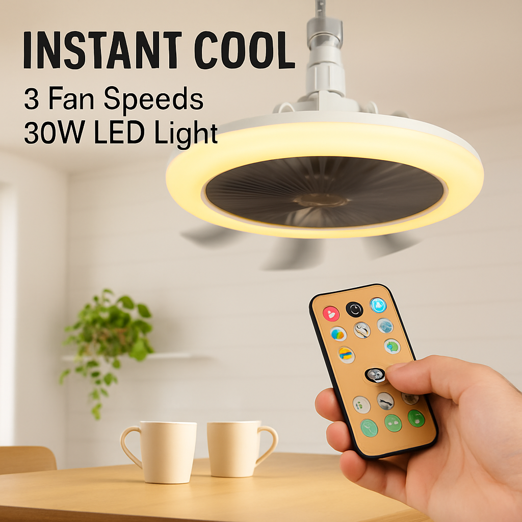 Ceiling Fan with Lights Remote Control Fan Light