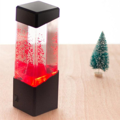 LED Jellyfish Night Light Tank Aquarium Style LED Lamp Sensory Autism Lava Lamp LED Desk Lamp Home Décor USB Power Cute Study Lamps for Bedroom Décor