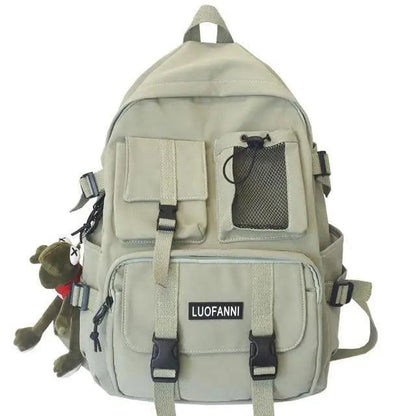 New Trendy Nylon Backpack For Women, Girls And Boy Stylish Travel Mesh, Student College School Bag, Cool Laptop Backpack For Women And Men