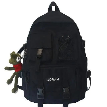 New Trendy Nylon Backpack For Women, Girls And Boy Stylish Travel Mesh, Student College School Bag, Cool Laptop Backpack For Women And Men