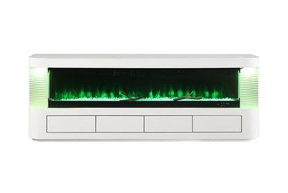 Luken - 71" TV Stand w/ Electric Fire Place