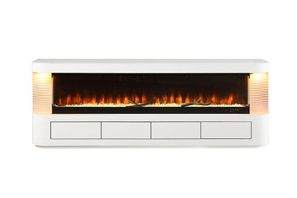 Luken - 71" TV Stand w/ Electric Fire Place