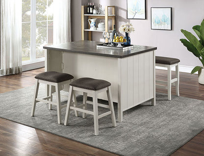 Heidelberg - 4 Pc Counter Ht Table Set w/ Bench