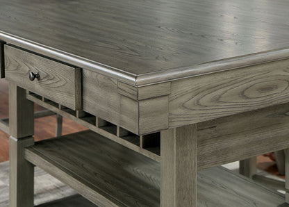 Anaya - 7 Pc Counter Ht Table Set