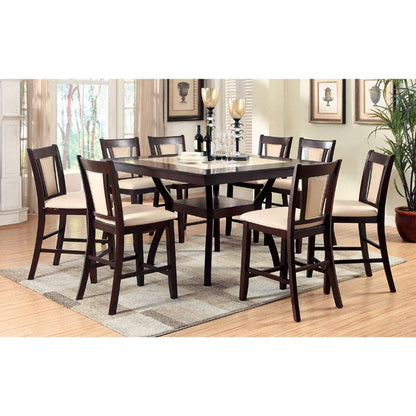 Brent - 7 Pc Counter Ht Table Set