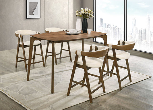 Ebikon - 5 Pc Counter Ht Table Set