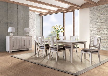 Hinwitz - 7 Pc Dining Table Set