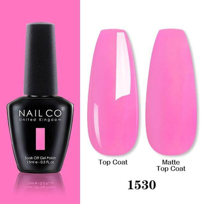Womens Gel Nail Polish Multi Glossy and Matte Colors Elegant Manicure Design For Womens